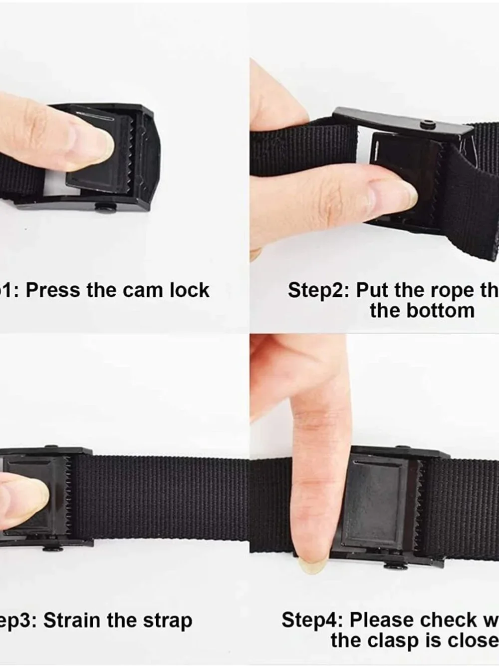 4 Pack Tie Down Strap,5ft x 1